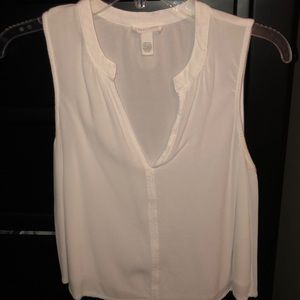 White shirt with v neck